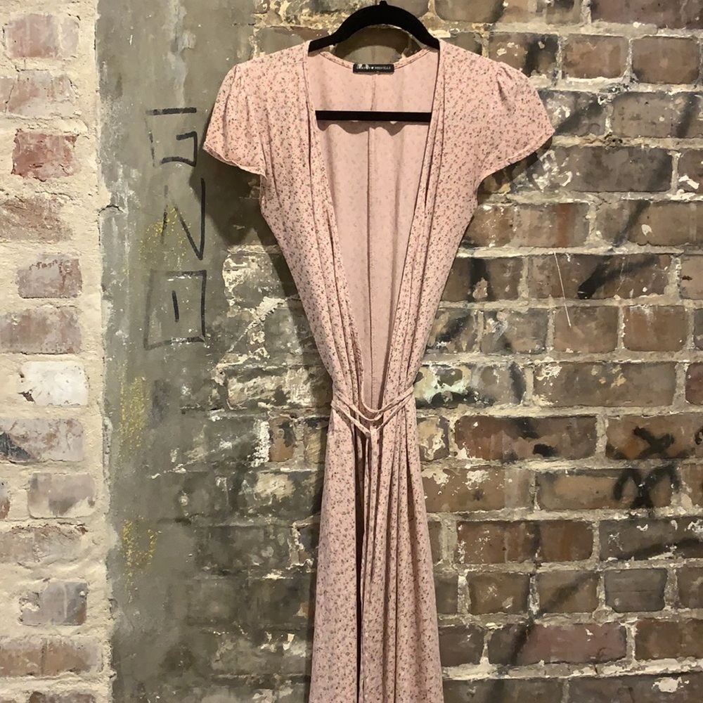 Brandy Melville Floral Wrap Dress